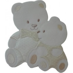 Iron-on Patch - Tenderly Cream Teddy Bears